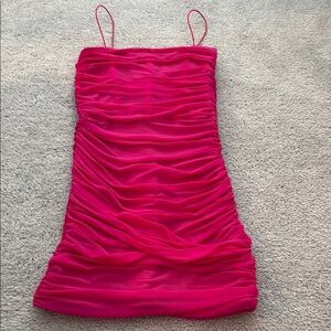 Super cute pink American threads mini dress!!